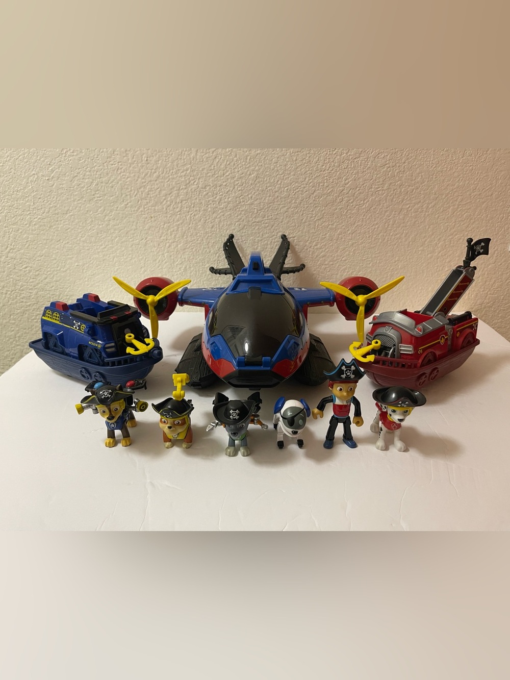 Paw Patrol Pirate Pups Action Packs, Ryder, Robo Dog, Pirate Patroller and Boats